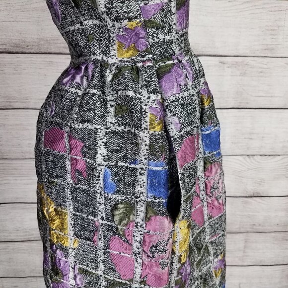 NEW Malene Oddershede Bach S Quest Jacquard Midi Floral Dress Pockets NWT $1250 - Picture 10 of 15